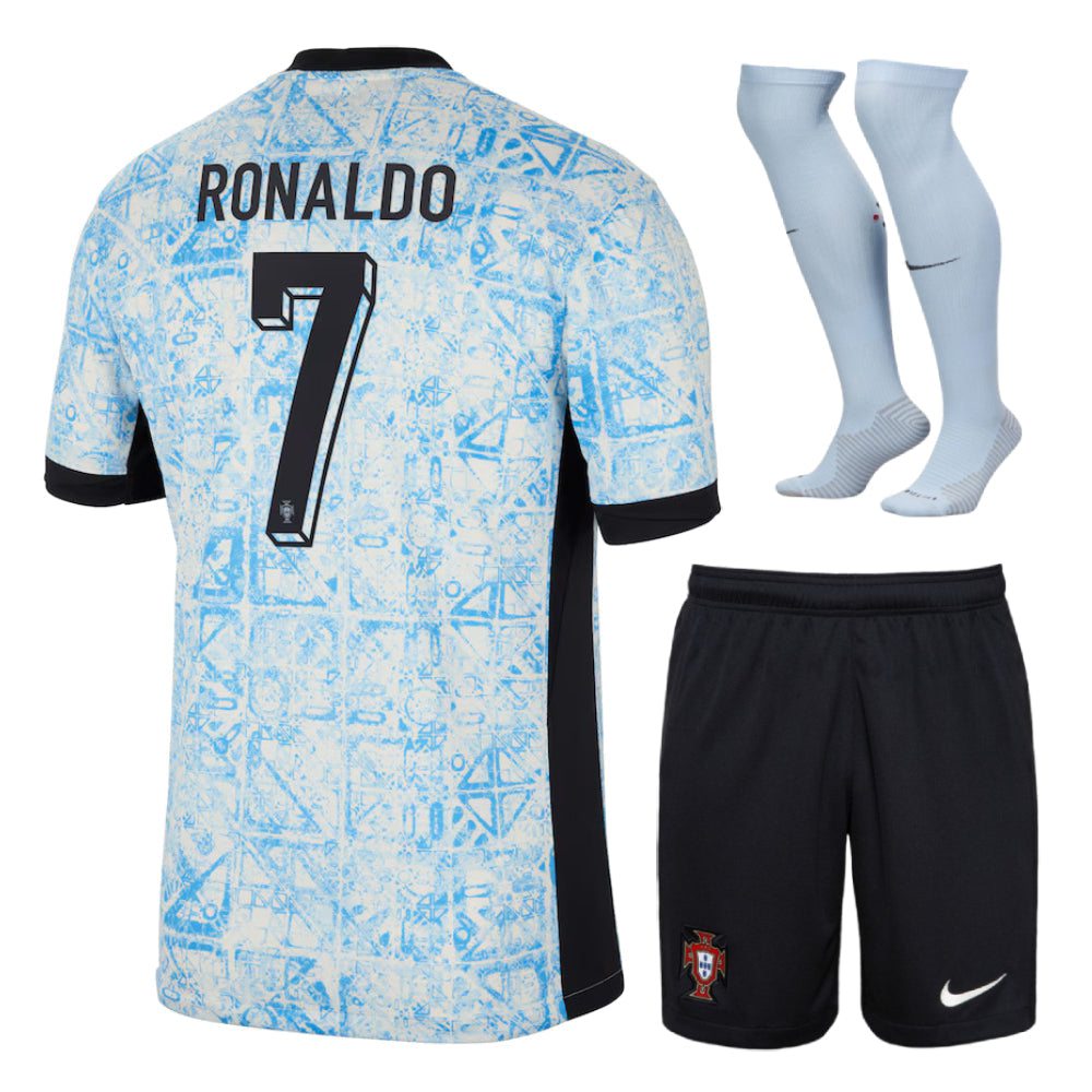 Ronaldo Portugal Home Kit Kids 2024 2025 | Foot Sport-League Threads